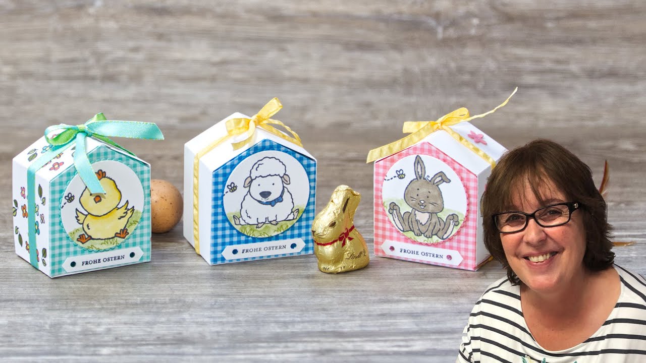 Häuschenbox zu Ostern・Stanzformen „Tasche“・Stampin’ Up!