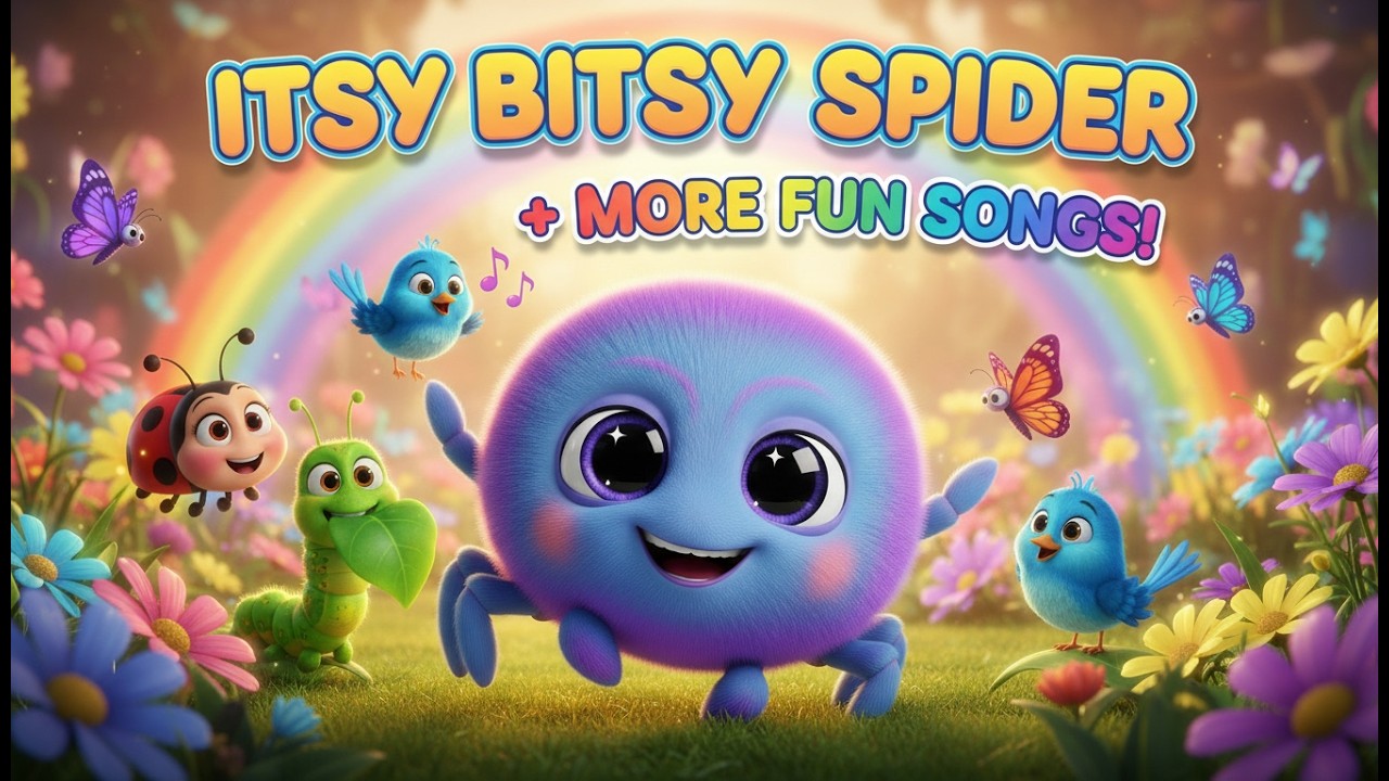 Itsy Bitsy Spider 🕷️ + MORE Fun Nursery Rhymes! | TIKI FUN KIDS