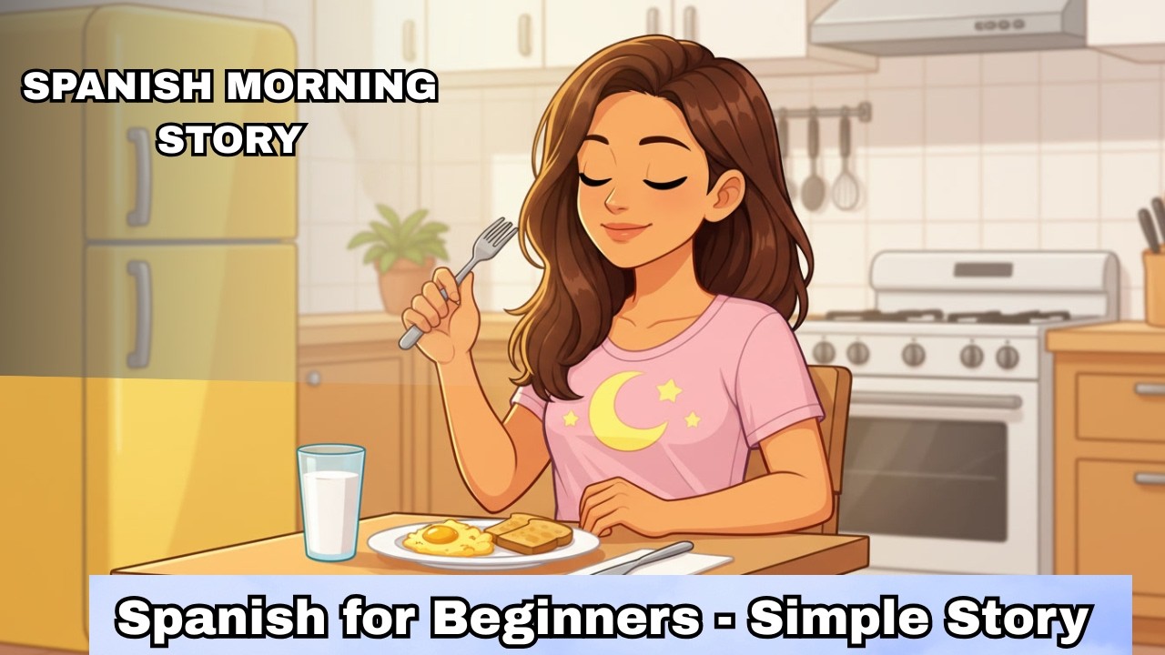 Spanish Listening Practice for Beginners | A Simple Morning Routine