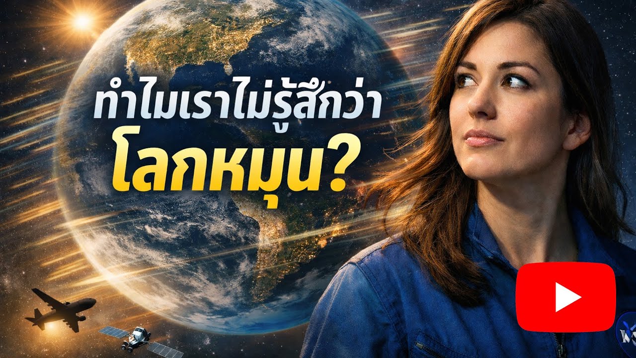 ทำไมเราถึงไม่รู้สึกว่าโลกกำลังหมุนด้วยความเร็วสูง?