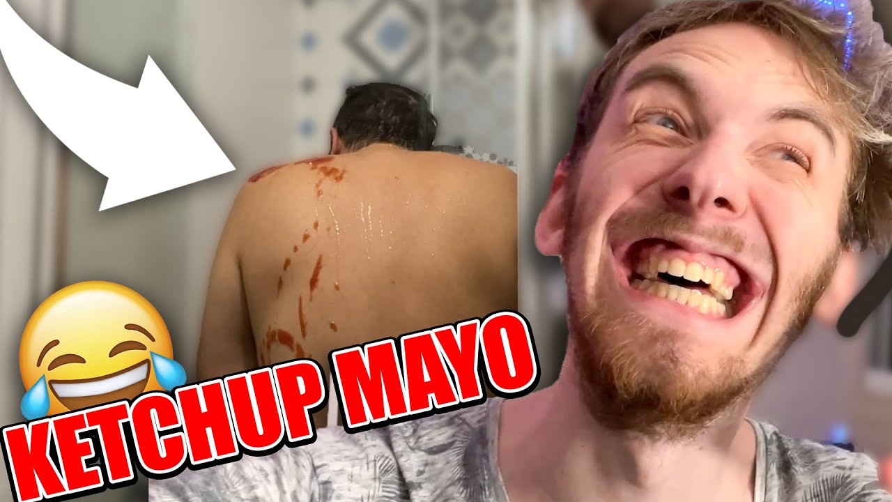JE MET DU KETCHUP DANS LES GEL DOUCHE