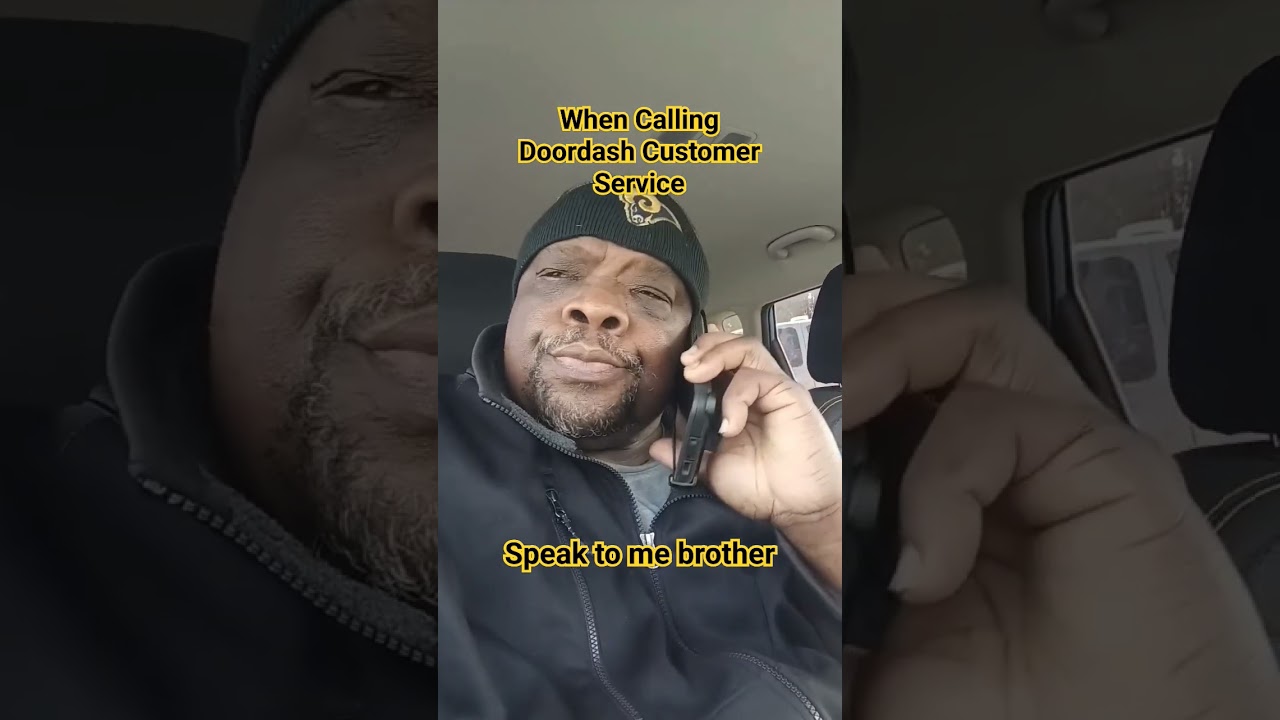 Calling Doordash Customer Service Be Like This #shorts