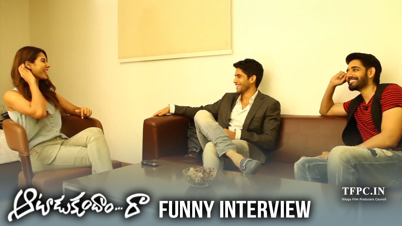 Sonam Bajwa Interviews Naga Chaitanya & Sushanth | Aatadukundam Raa Interview | TFPC
