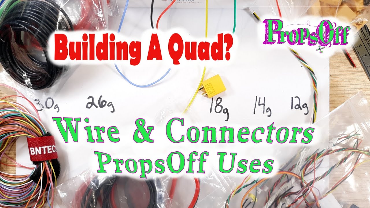 FPV Drone Building Wires & Connectors / What Are They & What Do They Look Like?
