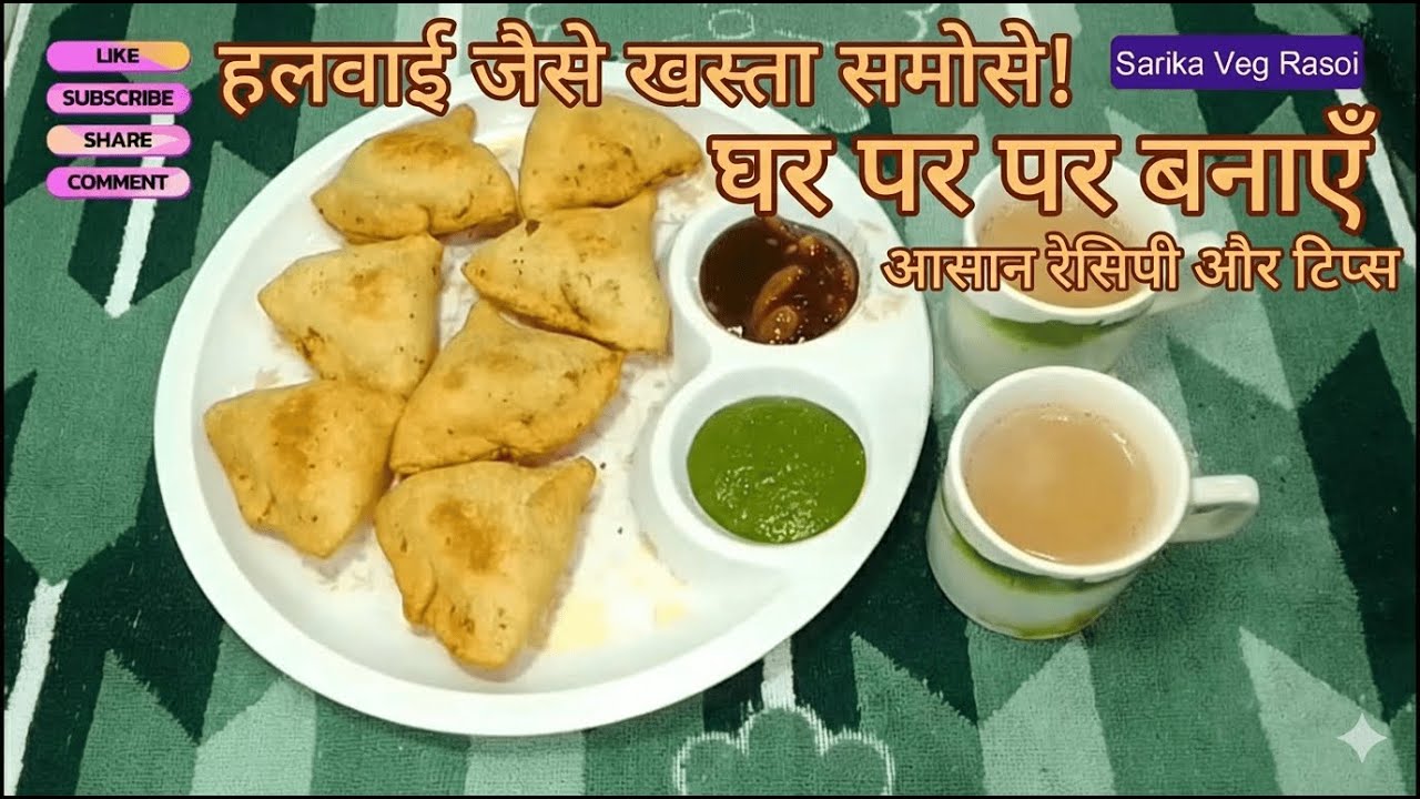 माँ भी बोलेगी – ये तो एकदम बाजार जैसे बने 😍 समोसा रेसिपी