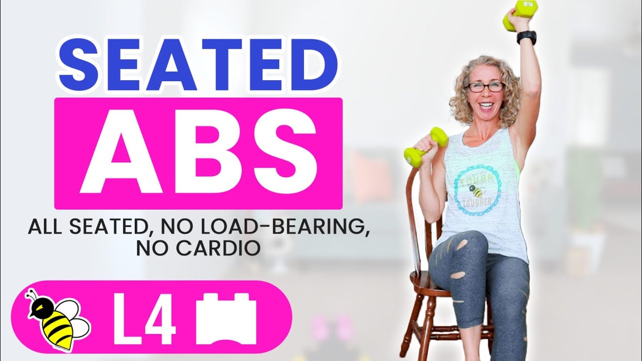 SEATED ABS, 30 Minute Weight Lifting Workout 💛
