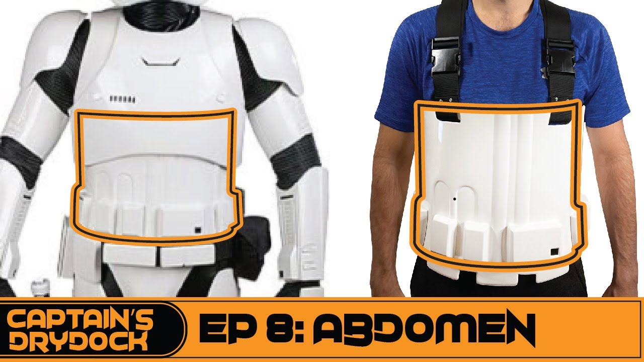 Building First Order Armour: Ep 8 Abdomen