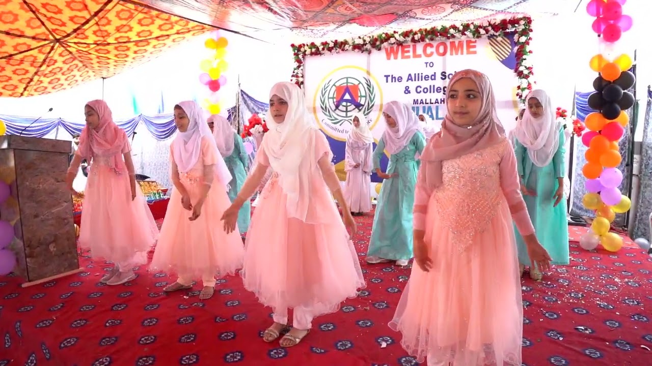 Nasheed Alhamdulillah by grade 6-7 at The Allied school and college Mallah.