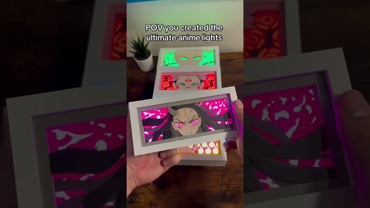 Introducing the anime light box #anime #lightbox #naruto #unboxing #demonslayer #deathnote