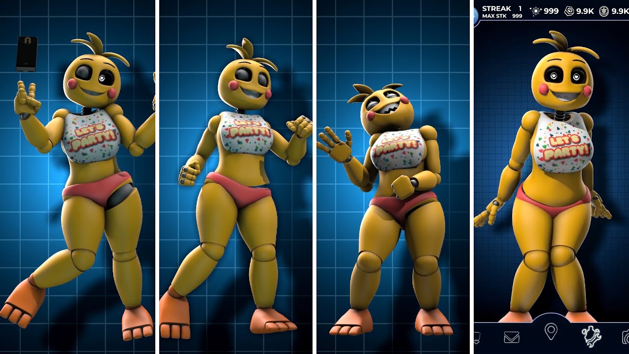 FNAF AR Love Taste Toy Chica Emotes & Workshop Animations