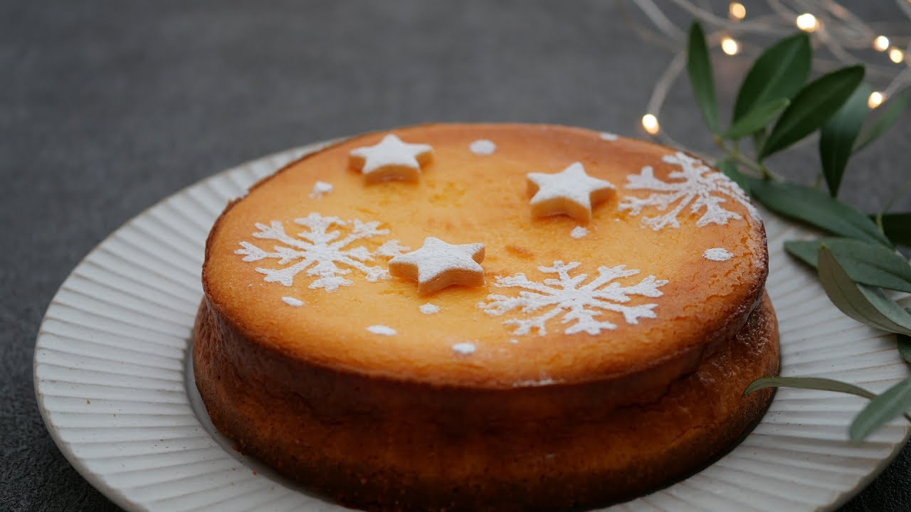 Xmasに食べたい🎄濃厚すぎるベイクドチーズケーキ | Baked  Cheesecake