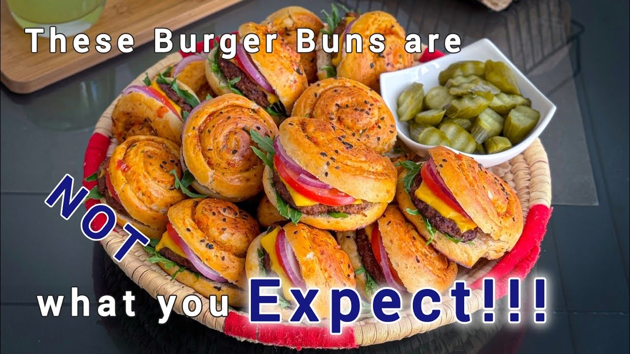 Veggie & Herb Rolls Turned Into Epic Burgers |  These Burger Buns Are NOT What You Expect!
