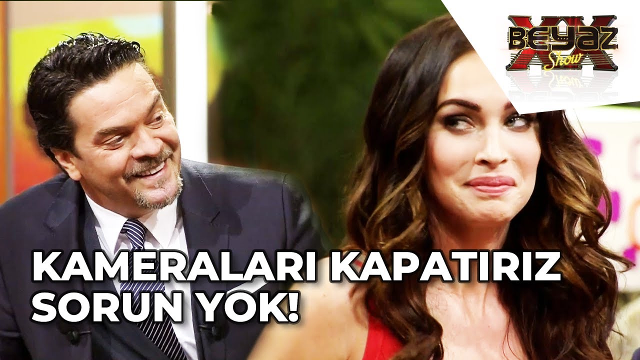 Beyaz, Megan Fox'un Dövmelerini Göstermesini İsterse! - Beyaz Show