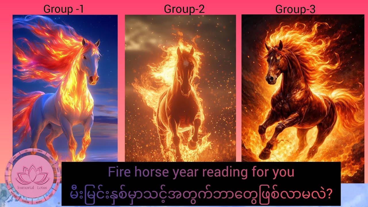Fire horse year reading for you 🔥🐎မီးမြင်းနှစ်သင့်အတွက်ဘာတွေဖြစ်လာမလဲ? 