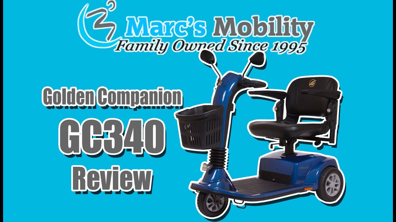 Golden Companion GC340 - 3 Wheel Full Size Scooter- Full Review
