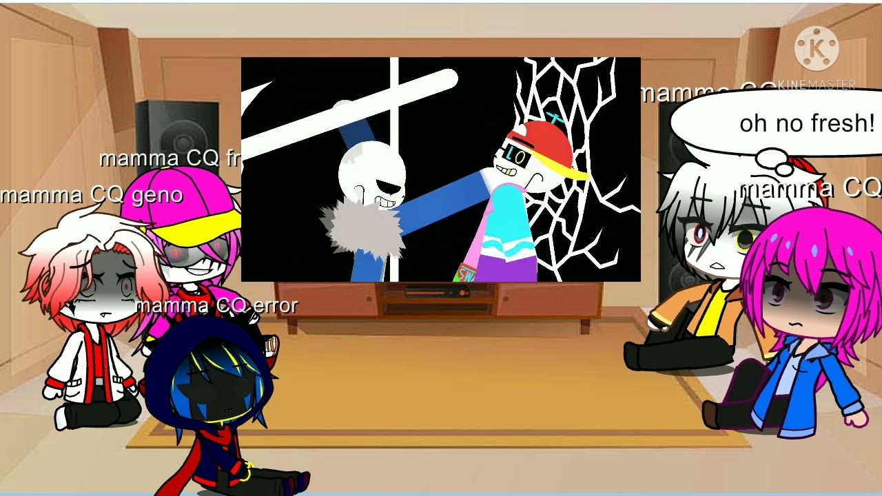 mamma CQ reacts to colour time duo vs murder time trio part 1