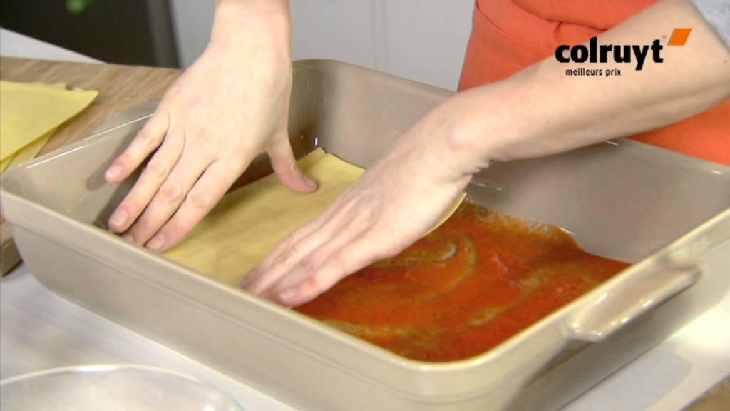Recette Lasagne aux fruits de mer et au coulis de poivrons - Colruyt