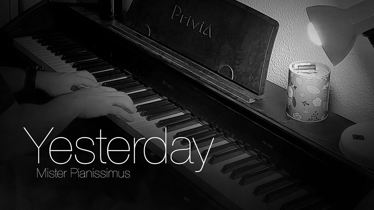 [HD] Piano Improvisation on Yesterday by ''The Beatles''