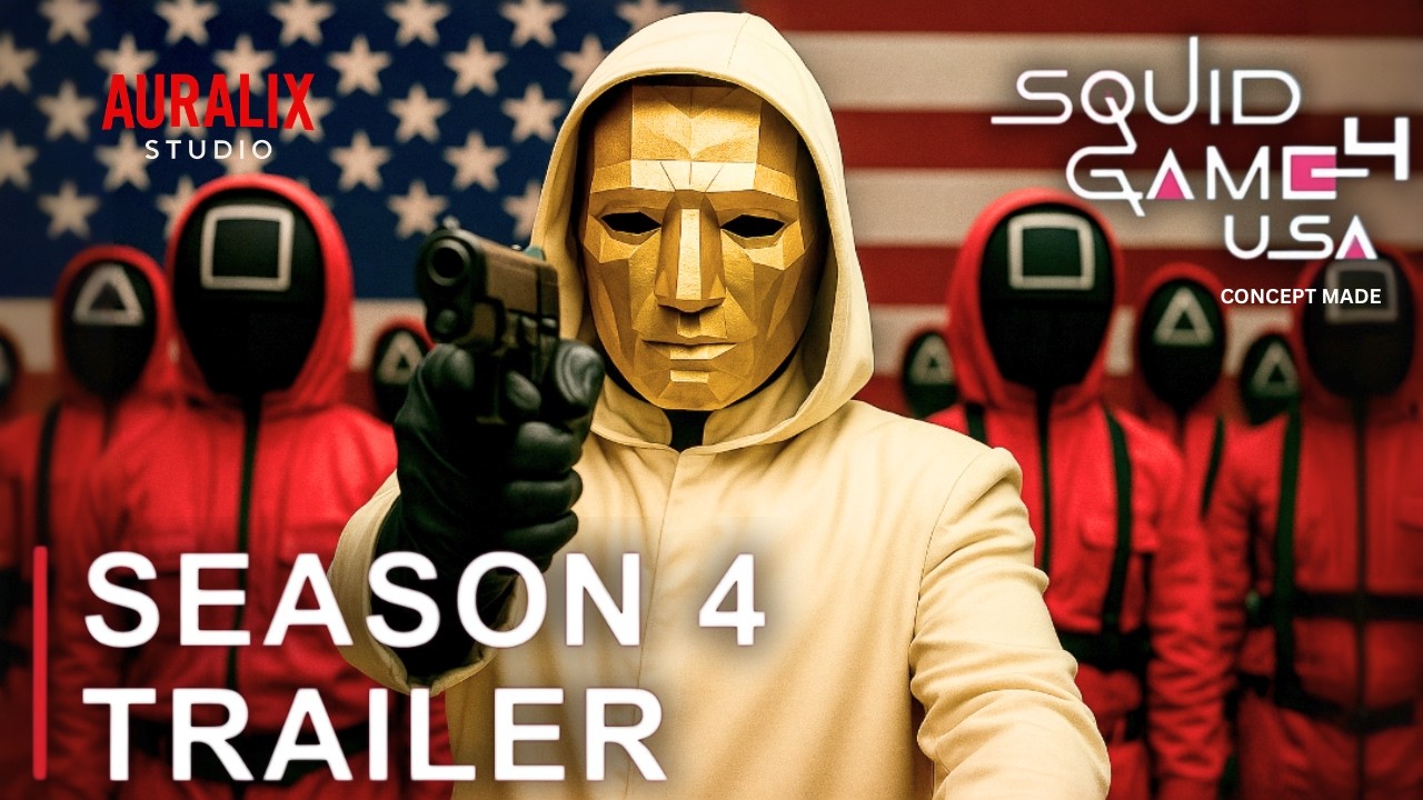 SQUID GAME : USA - Season 4 Trailer I Netflix Trailer 4K (Fan Made)