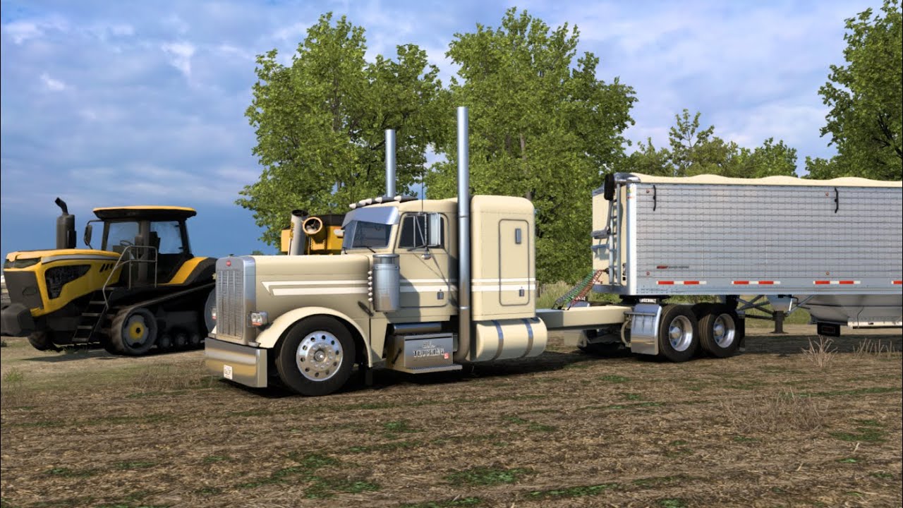 Peterbilt 379 - (Custom Grain Hauler) - CAT Power - Nebraska Heavy Haul - American Truck Simulator
