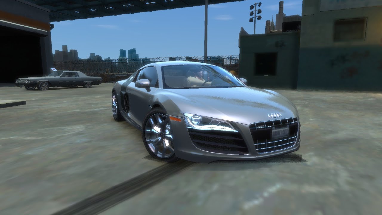 GRAND THEFT AUTO IV 2010 AUDI R8 V10 CRASH TESTING HD