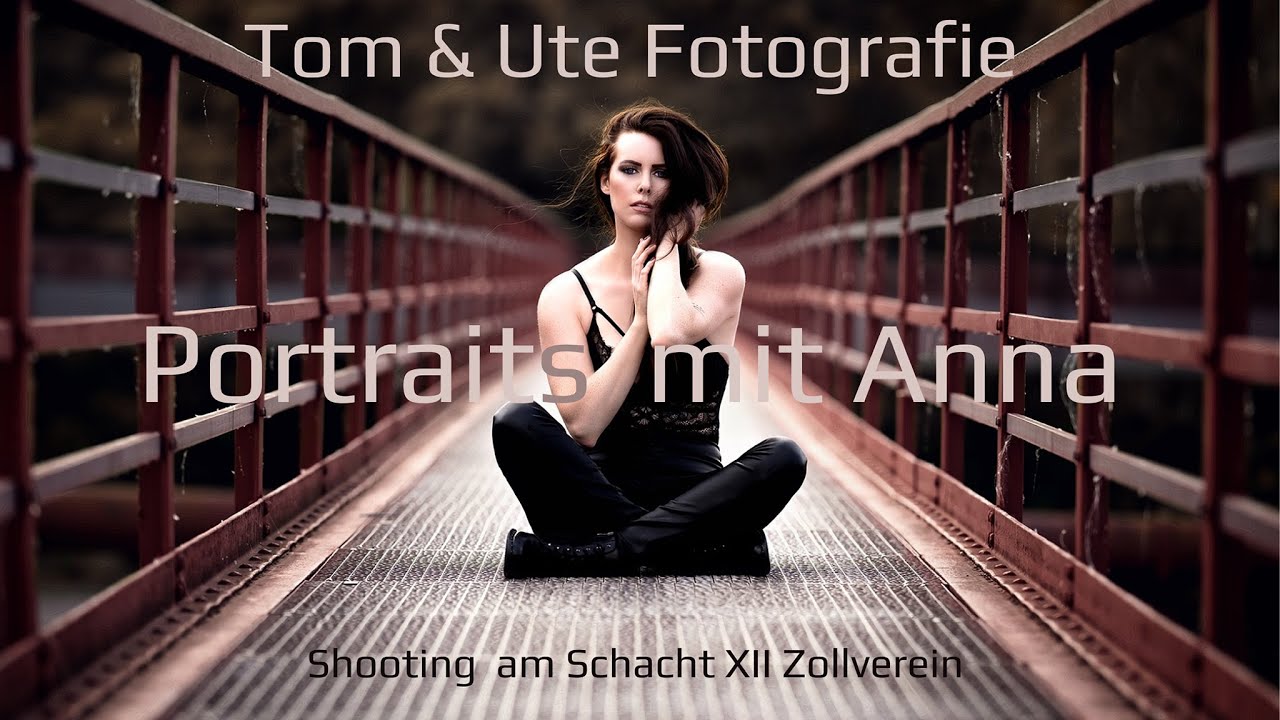 Zeche Zollverein - Portrait Shooting on Location mit Anna am Schacht XII