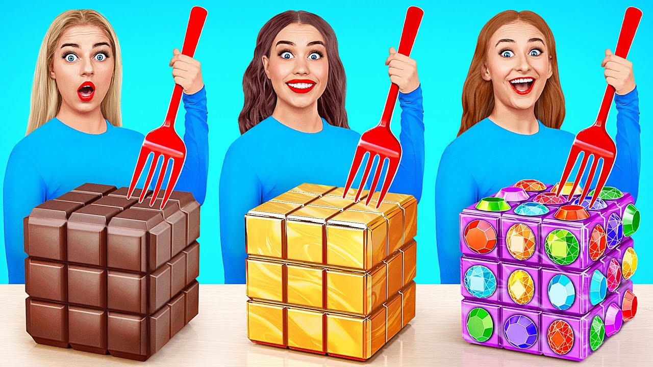 Reich vs Pleite Kuchen dekorieren Herausforderung | Lustige Situationen von Multi DO Challenge