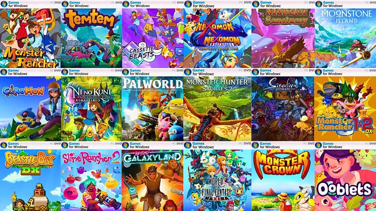 Top 18 Best POKEMON LIKE Games for PC