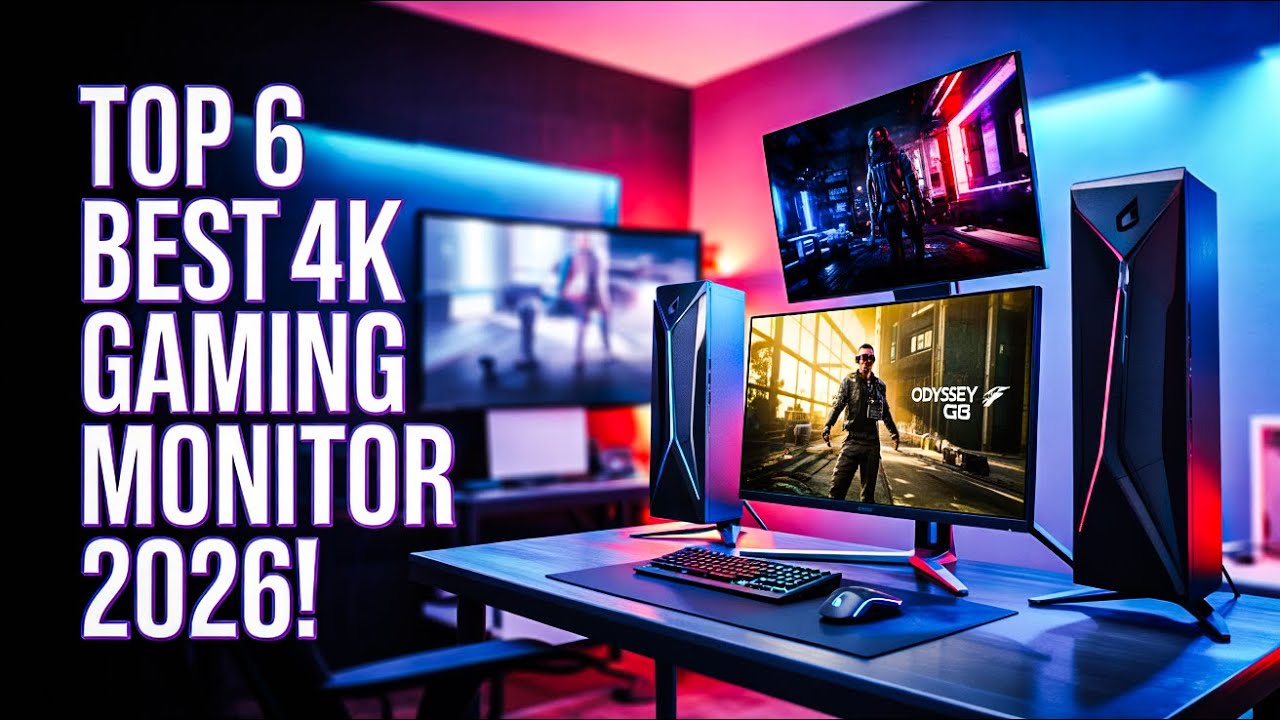 Top 6 Best 4K Gaming Monitor 2026! &mdash; For PS5, Xbox & PC Gamers