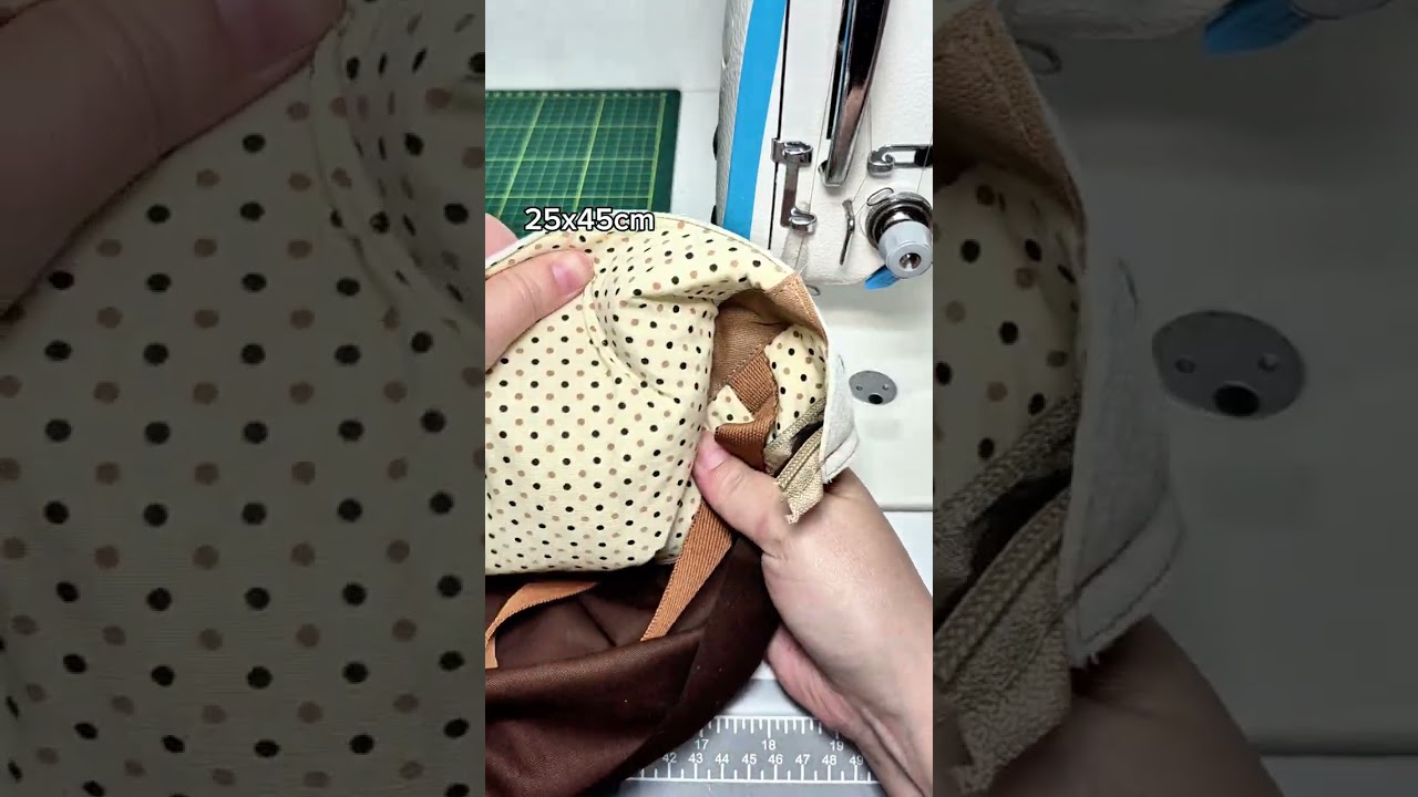 Урок шитья 25x45 см. Шитье шаг за шагом. Простой урок шитья.