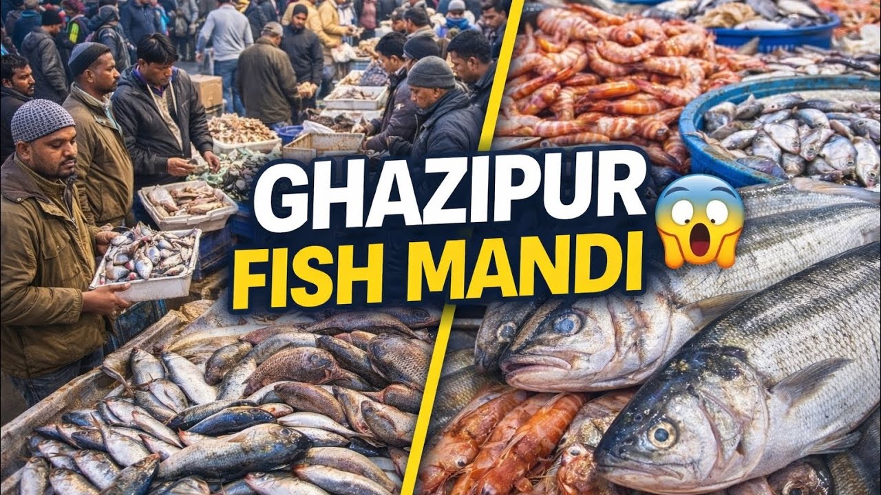 Machhli जल की रानी है, Ghazipur में बिक जानी है। Delhi NCR की सबसे बड़ी मछली market | #ZKS  