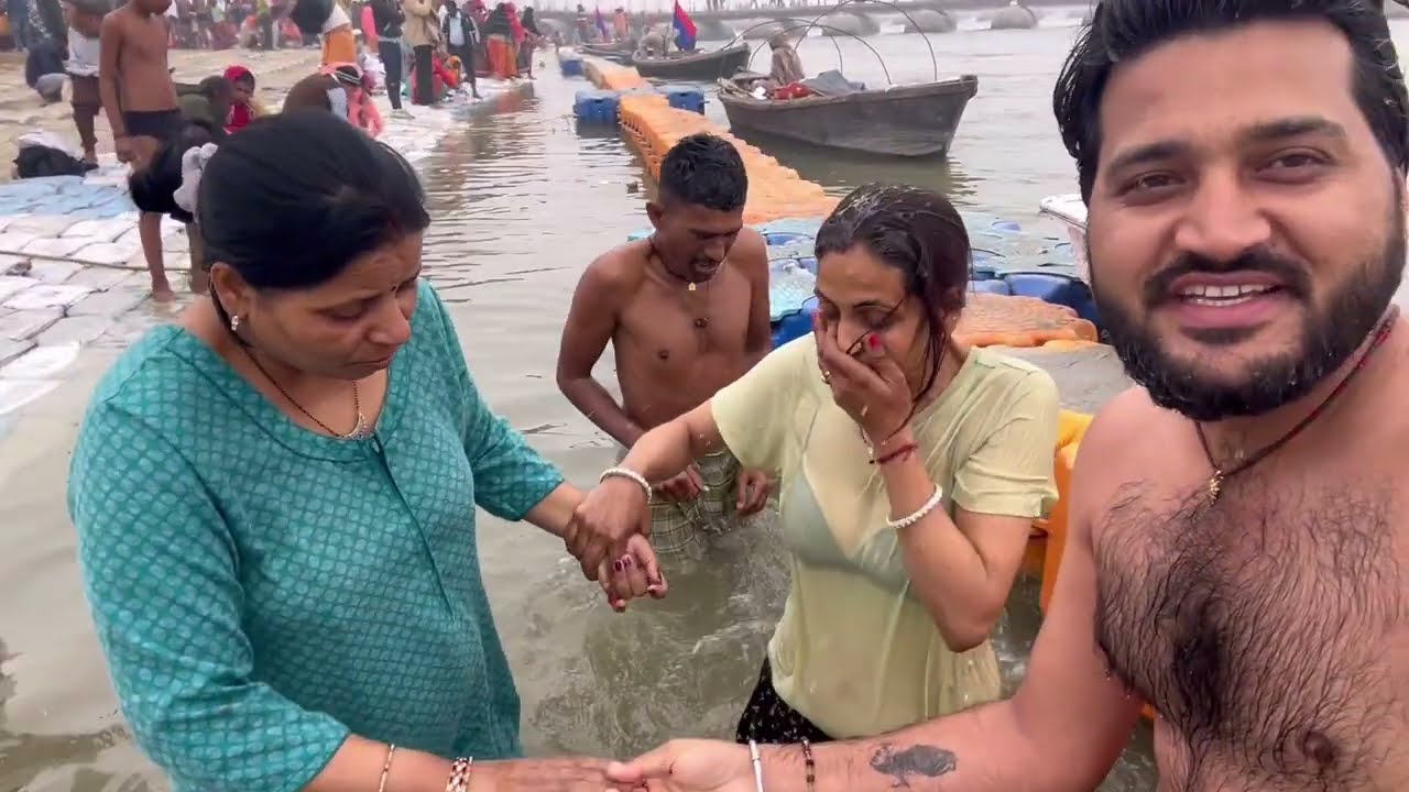 Mahakumbh gangaji shahi snan||Shahi snan Mahakumbh 2025||Prayagraj Mahakumbh