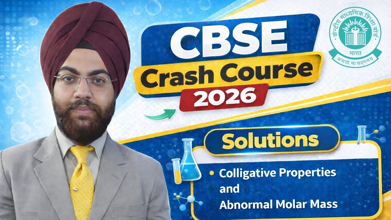 Solutions | Part 3: Colligative Properties & Abnormal Molar Mass | Class 12 Chemistry