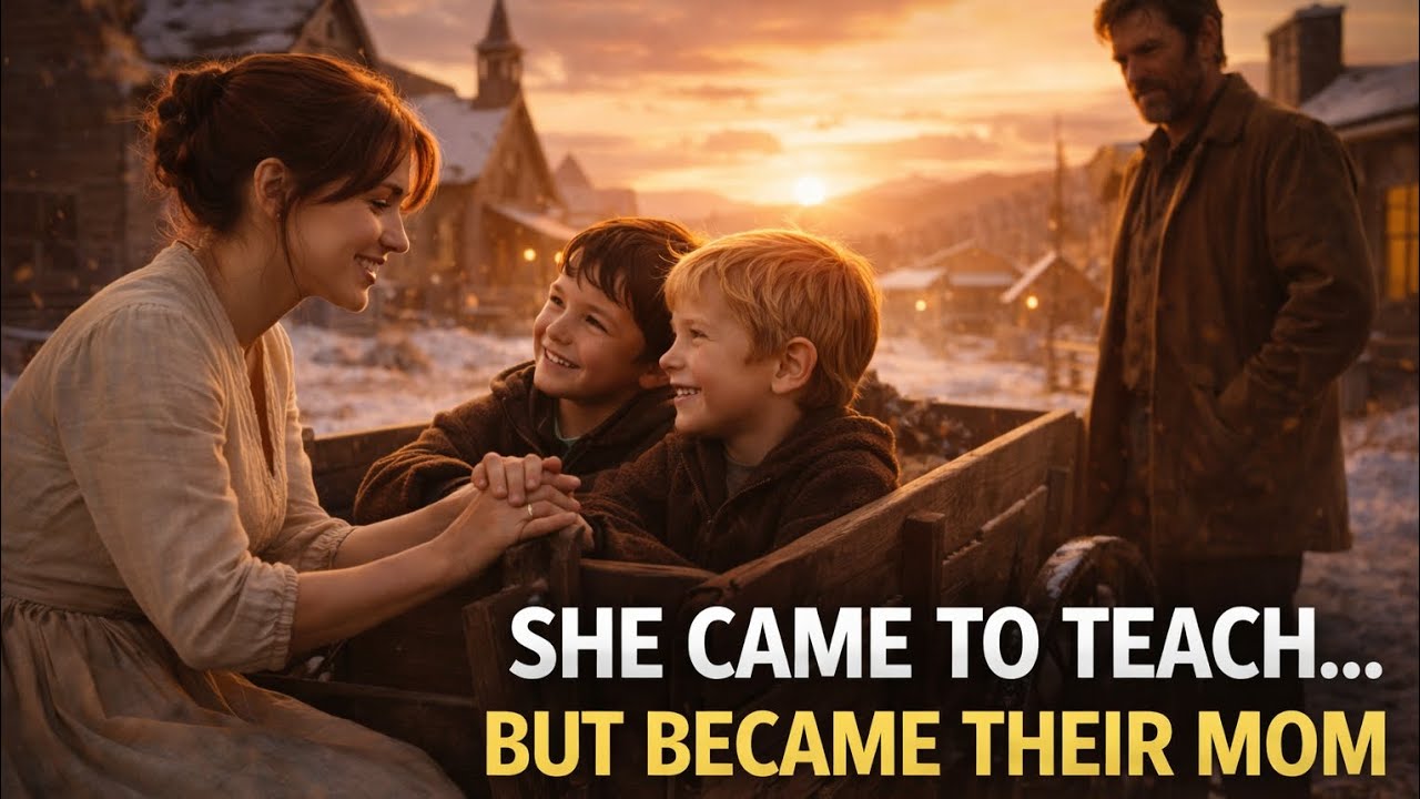 👉She Came to Teach Two Boys… But Became Their Mother | Western Love Story.