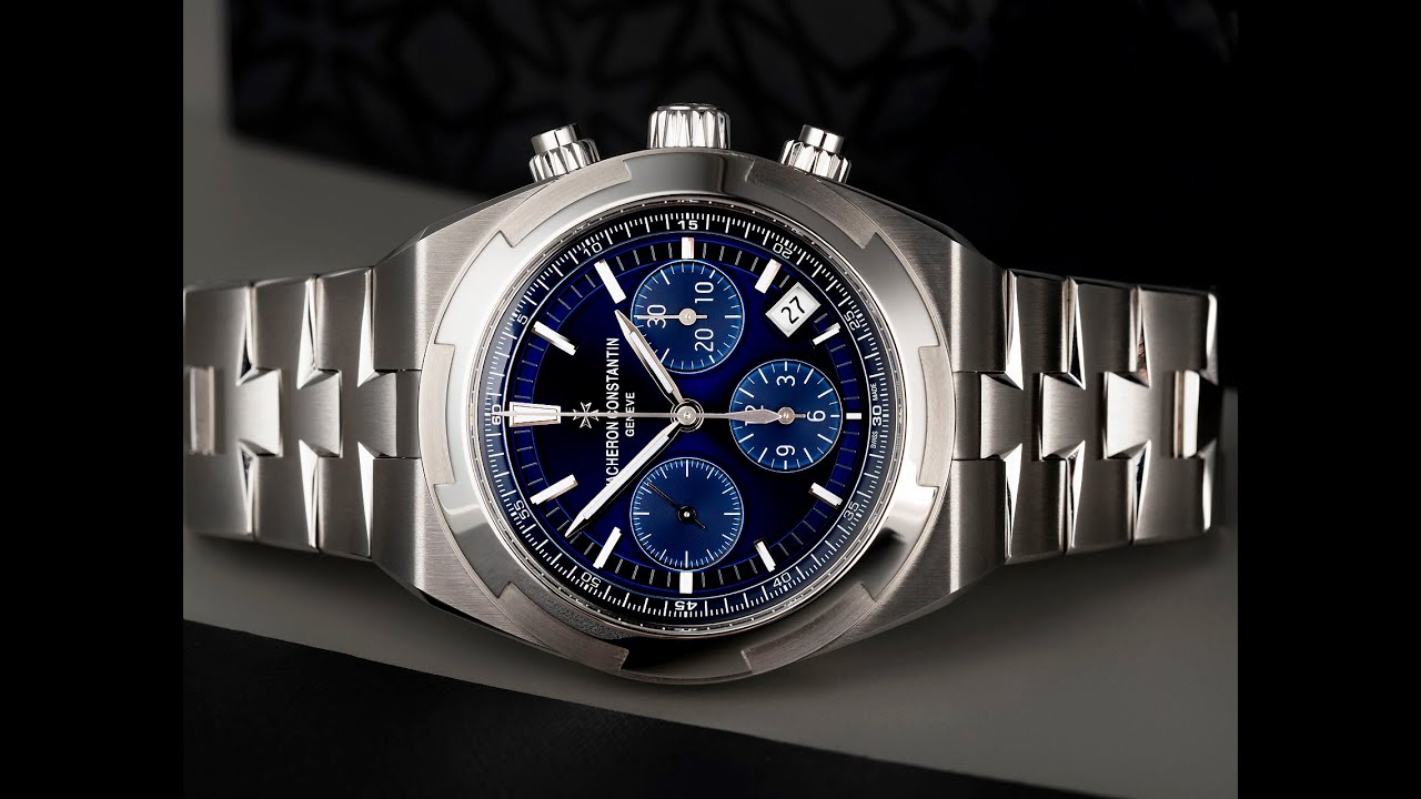 Vacheron Constantin Overseas 5500V Blue Dial 3 Straps