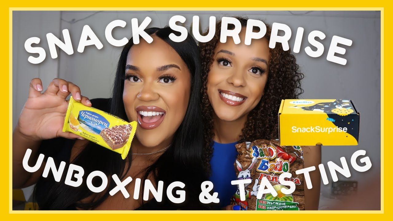 SNACK SUPRISE UK | UNBOXING & TRYING BULGARIAN FOOD | POPEX SISTERS