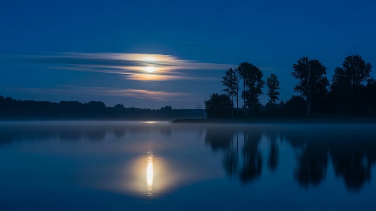 Soft Relaxing Sounds | Tranquil Night Water