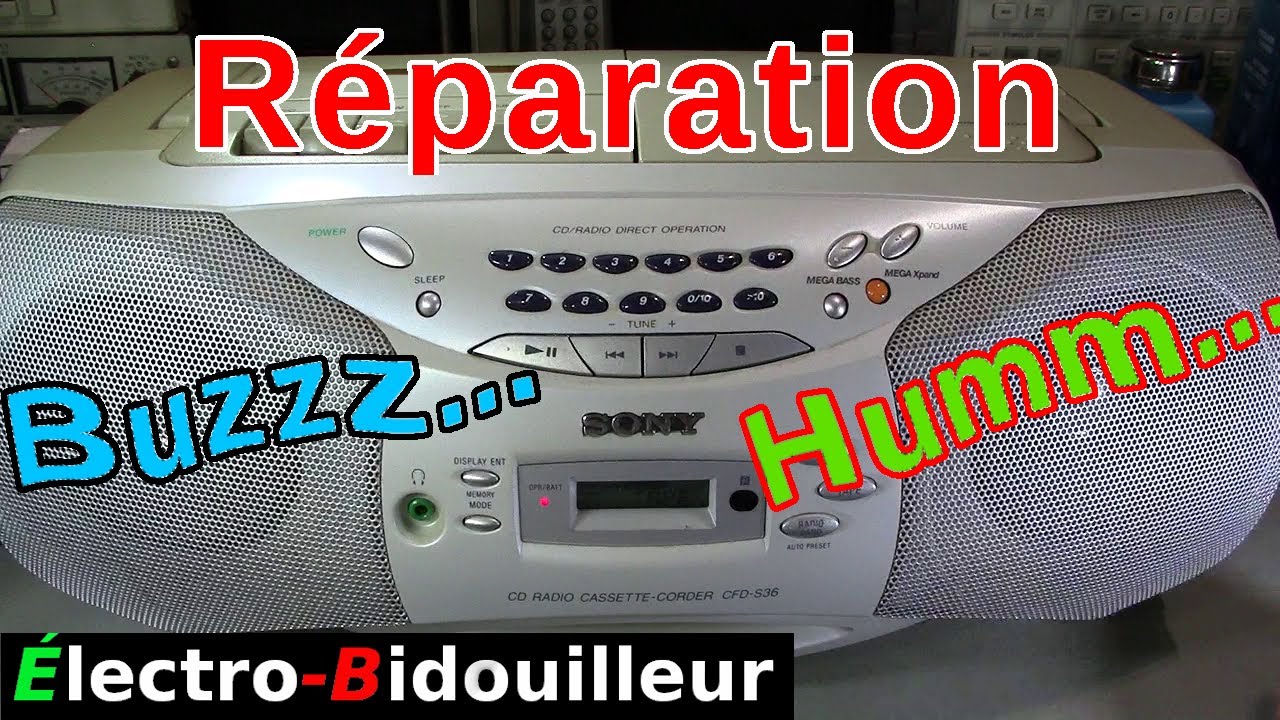 EB_#370 Réparation - Combiné Radio/CD/Cassette Sony CFD-S36: Hummm...