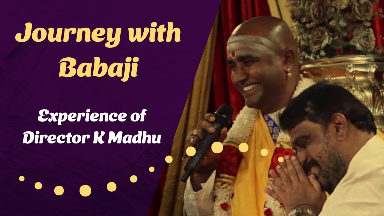 Journey With Divine || Famous Indian Film Director K Madhu shares his experiences on Guru Poornima.