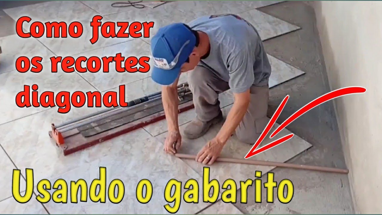 Gabarito do recorte diagonal, Muito fácil!!!