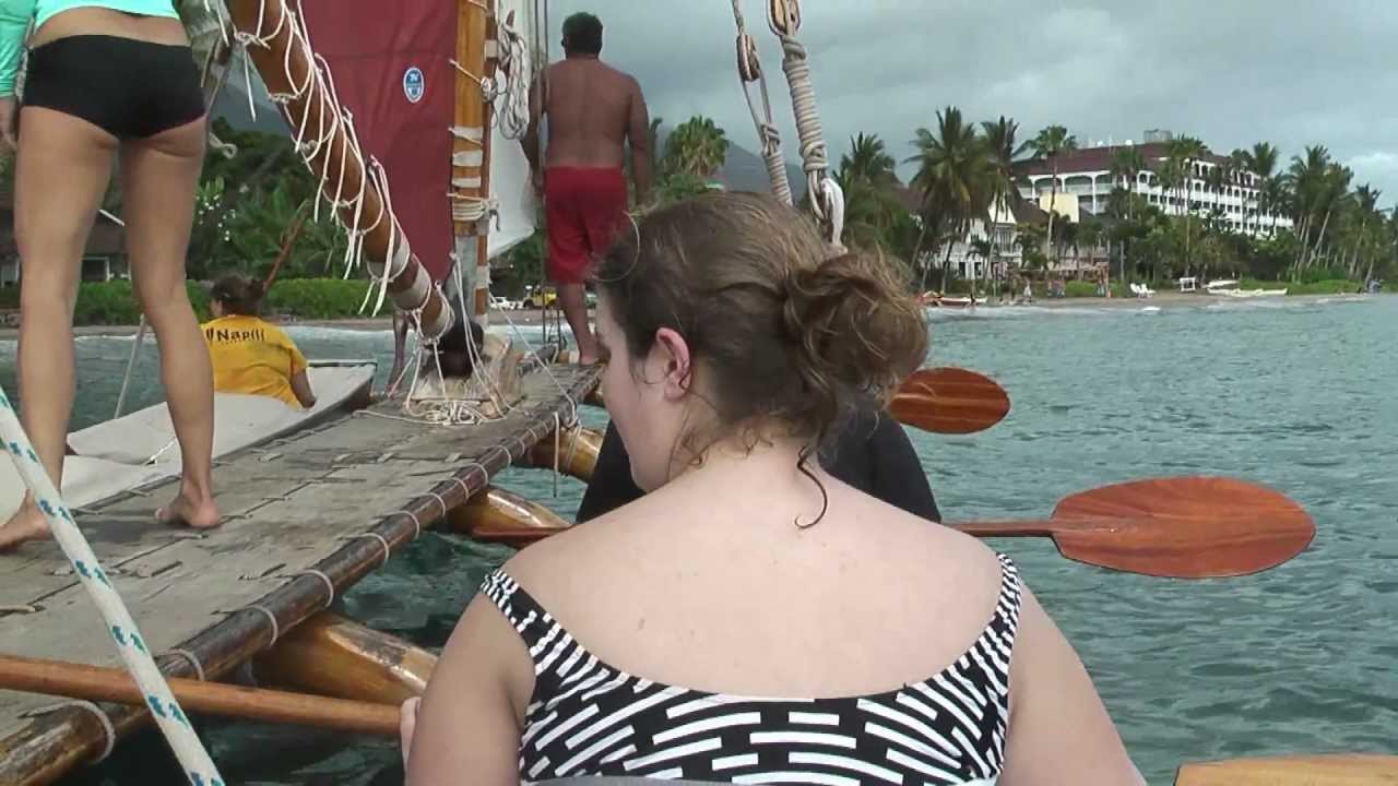 Mo'olele: Maui Voyaging Society Hawaiian Double Hull Canoe Mo'olele (Leaping Lizard) Afternoon Sail