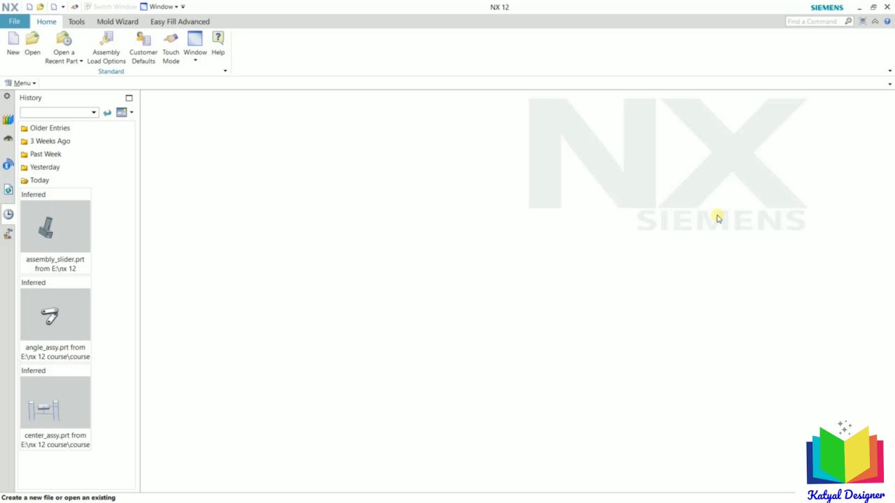 04. Create sketch & Draw line in NX Siemens (Naveen Katyal)