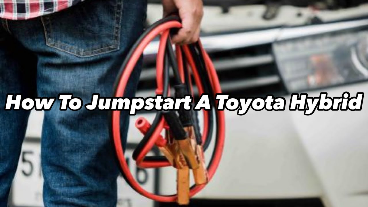 How / Where to JumpStart a Toyota Hybrid Corolla Cross with a dead battery