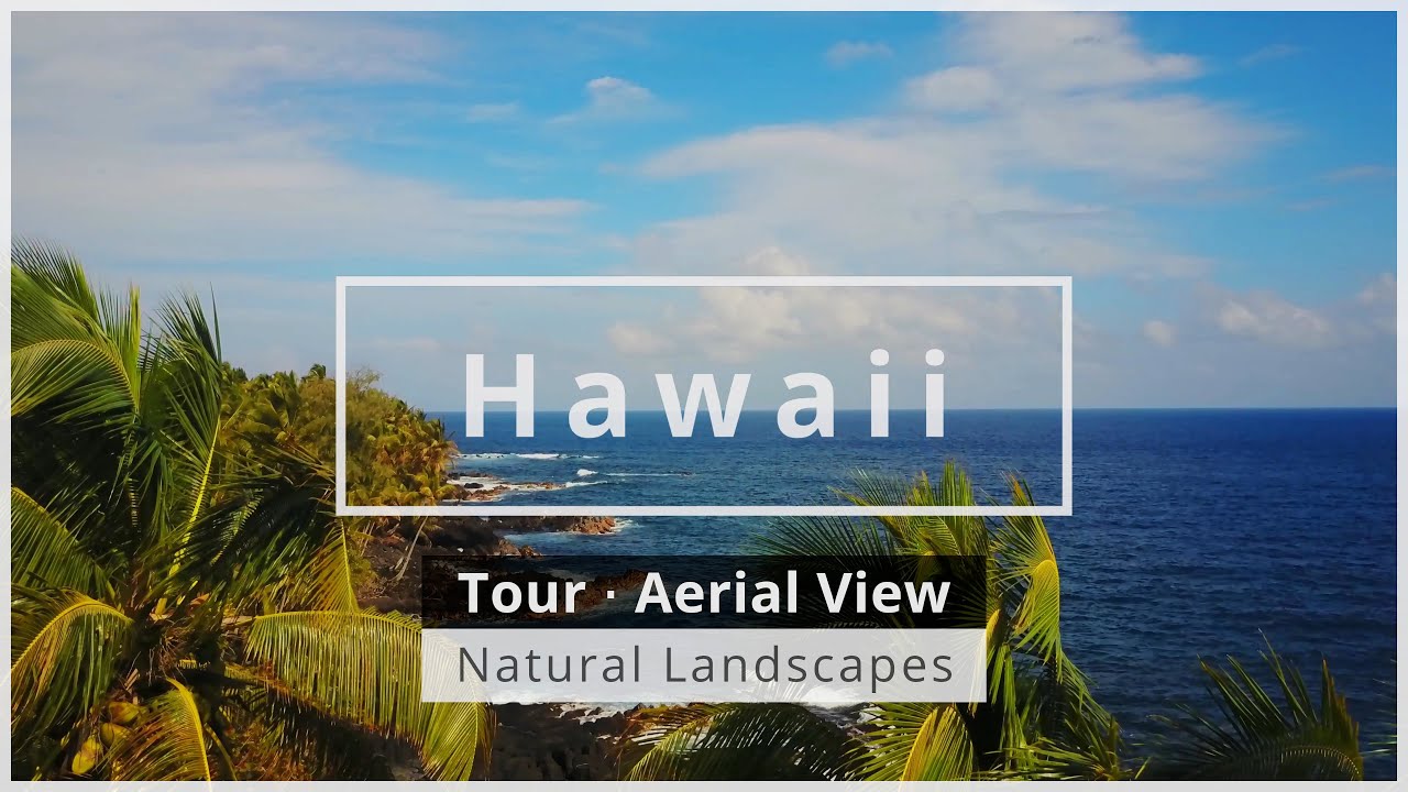Hawaii, USA 🇺🇸 | A quick tour with aerial view (4K drone footage)