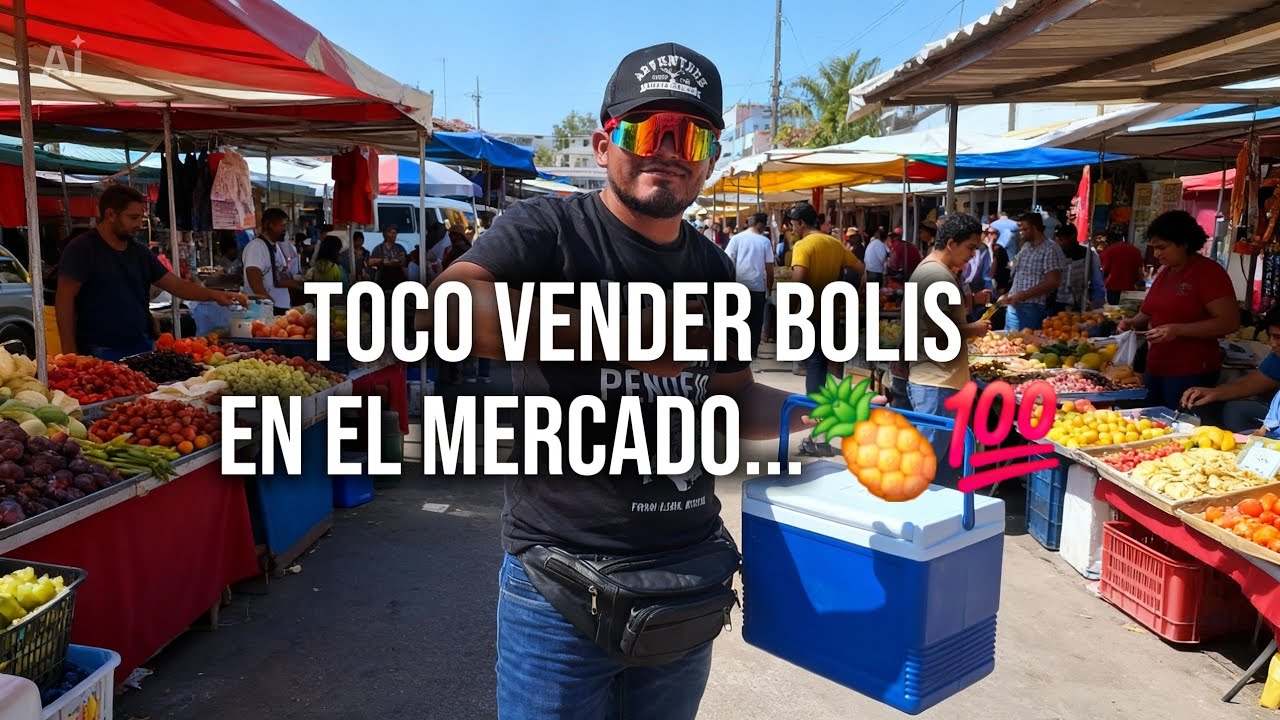 Toco Vender Bolis En El Mercado...🍍💯 #mercado #chiapasmexico #parati #vendiendo 