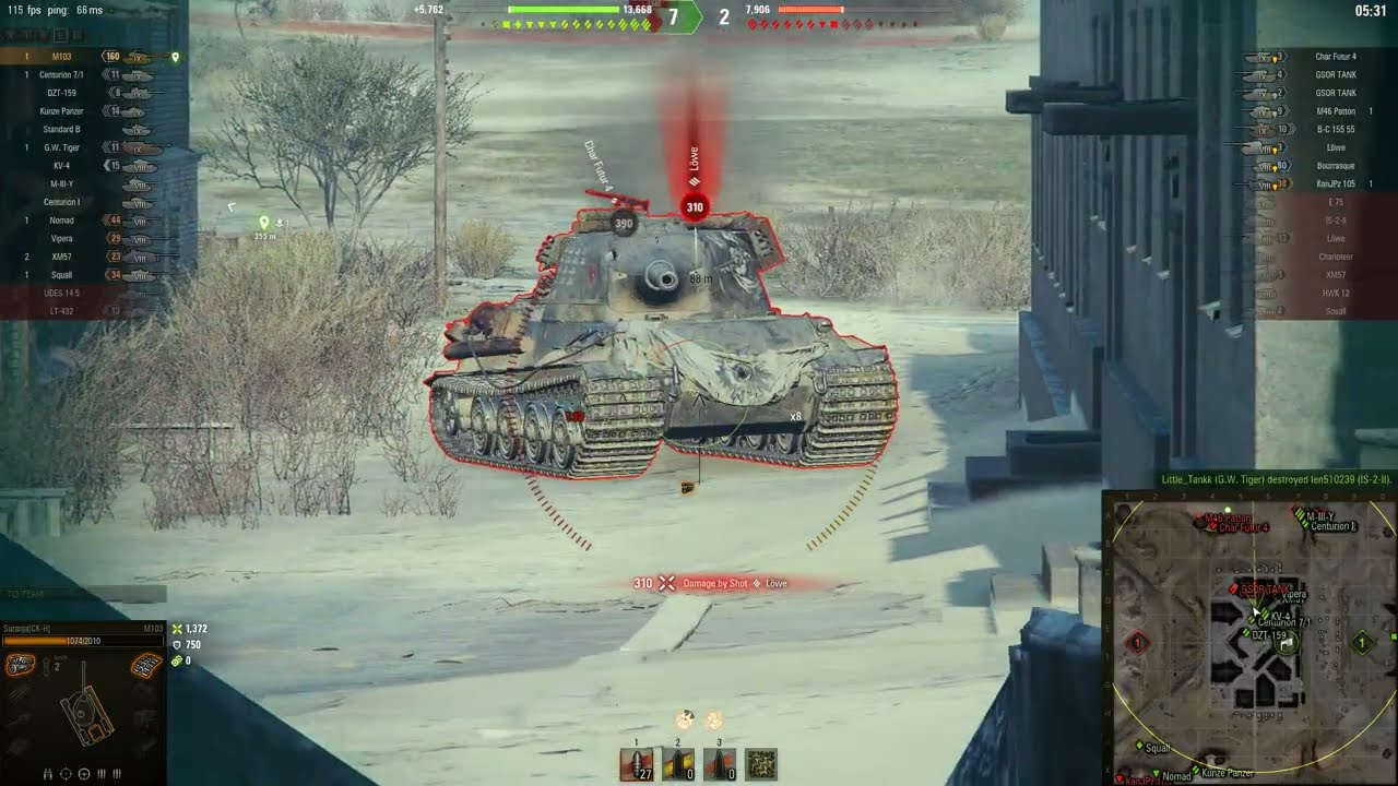 World of Tanks - M103 No Fear Gameplay | Epic Heavy Tank Battles