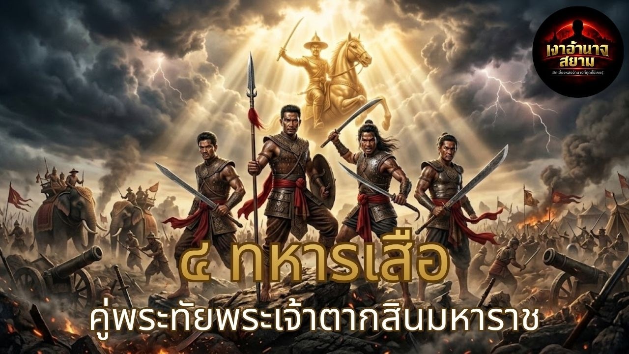 ๔ ขุนพลคู่พระทัยพระเจ้าตากสินมหาราช | วีรบุรุษผู้กอบกู้เอกราชและสร้างแผ่นดินธนบุรี