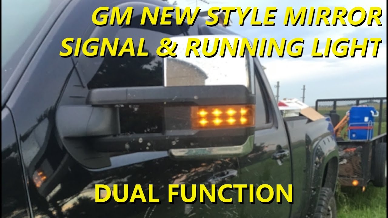Dual Function GM Tow Mirrors (Signal & Running Light) Installation Video
