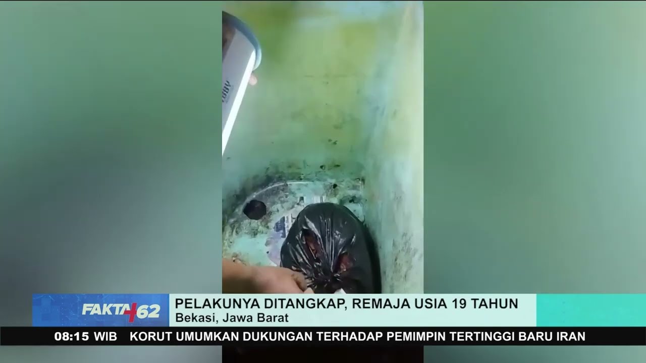 Terekam CCTV! Remaja 19 Tahun Buang Bayi ke Tong Sampah Tetangga
