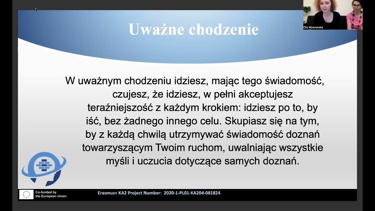 WEBINAR #5 - Uważne chodzenie. Dobrawa Branicka.